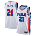 Philadelphia 76ers Nike Association Edition Swingman Jersey - White - Joel Embiid - Unisex
