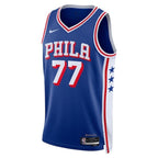 Philadelphia 76ers Nike Icon Edition Swingman Jersey - Royal - VJ Edgecombe - Unisex
