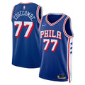 Philadelphia 76ers Nike Icon Edition Swingman Jersey - Royal - VJ Edgecombe - Unisex