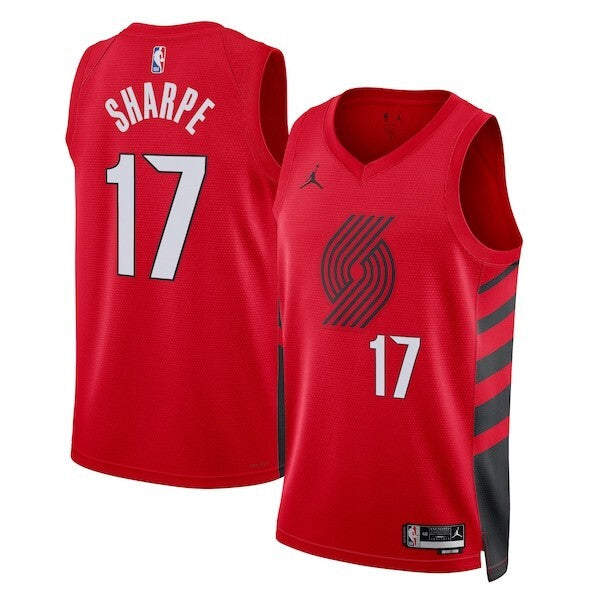 Portland Trail Blazers Jordan Statement Edition Swingman Jersey - Red - Shaedon Sharpe - Unisex