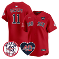 Rafael Devers #11 Boston Red Sox Tim Wakefield Memorial Patch Re Limited Jersey