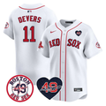 Rafael Devers #11 Boston Red Sox Tim Wakefield Memorial Patch Wh Limited Jersey
