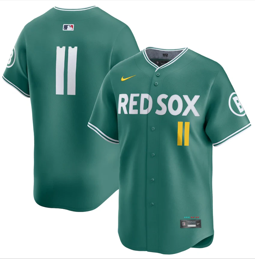 Rafael Devers #11 Boston Red Sox 2025 Green City Connect Limited Jersey - Red