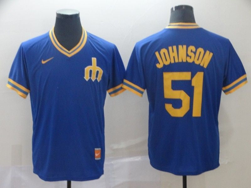 Randy Johnson #51 2020 Seattle Marines Limited Jersey - Blue