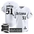 Randy Johnson #51 Arizona Diamondbacks Gothic Desert Fang Edition Limited Jersey - White