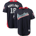 Mitch Moreland #18 American League 2018 Sox Navy Blue Star Limited Baseball Jersey - Red