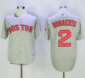 Xander Bogaerts #2 Boston Red Sox Grey Limited Cool Base Jersey - Red