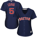 Boston Red Sox #28 Womens J D Martinez Navy Blue Alternate Limited Baseball Jersey - Red
