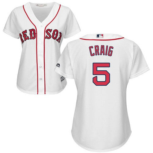Boston Red Sox #28 Womens J D Martinez White Home Limited Baseball Jersey - Red