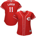 Barry Larkin #11 Cincinnati Reds Womens Alternate Limited Baseball Jersey - Red