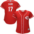 Chris Sabo #17 Cincinnati Reds Womens Alternate Limited Baseball Jersey - Red