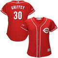 Ken Griffey #30 Cincinnati Reds Womens Alternate Limited Baseball Jersey - Red