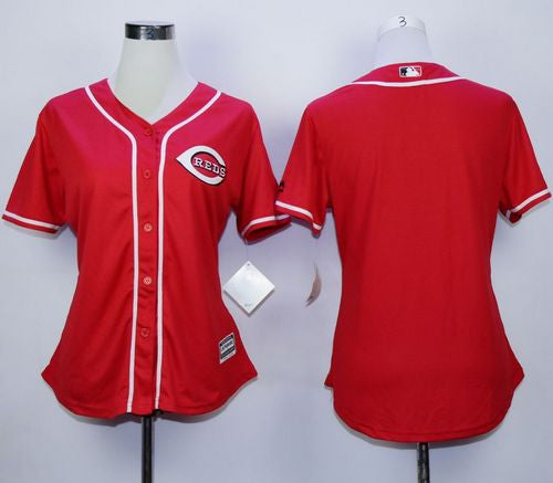 Cincinnati Reds Womens Blank Alternate Limited Cool Base Baseball Jersey - Red