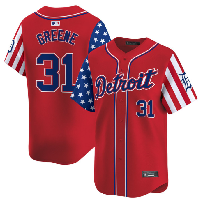 Riley Greene #31 Detroit Tigers 2025 Memorial Day Vapor Premier Limited Jersey