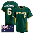 Robbie Glendinning #6 2026 Team Australia World Limited Baseball Jersey