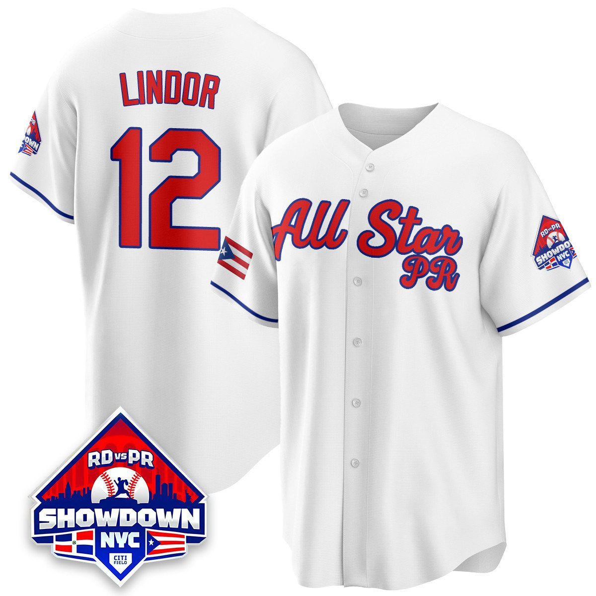 Roberto Alomar #12 2025 Puerto Rican Baseball All-Star Limited Jersey - White