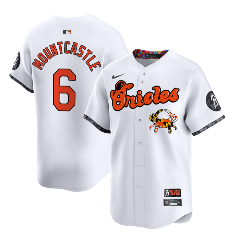 Ryan Mountcastle #6 Baltimore Orioles Maryland Crab Vapor W Limited Jersey - Blue