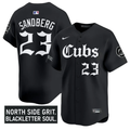 Ryne Sandberg #23 Chicago Cubs Gothic North Side Edition Vapor Limited St Jersey