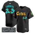 Ryne Sandberg #23 Chicago Cubs Graffiti North Side Edition Limited Jersey