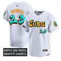Ryne Sandberg #23 Chicago Cubs Graffiti North Side Edition Limited Jersey - White