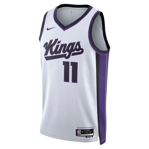 Sacramento Kings Nike Association Edition Swingman Jersey - White - Domantas Sabonis - Unisex
