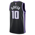 Sacramento Kings Nike Icon Edition Swingman Jersey - Black - DeMar DeRozan - Unisex