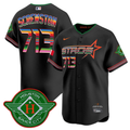 Houston Astros 2025 Screwston #713 City Connect Mexico Vapor Premier Limited Stit Jersey