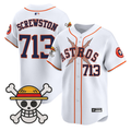 Houston Astros 2025 Screwston #713 One Piece Limited Jersey - White