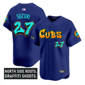 Seiya Suzuki #27 Chicago Cubs Graffiti North Side Edition Limited Jersey - Royal