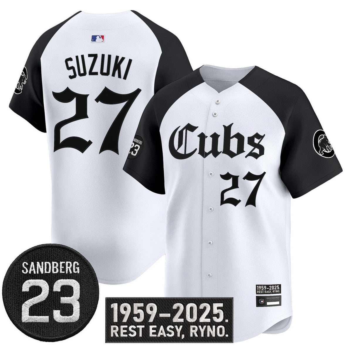 Seiya Suzuki #27 Chicago Cubs Ryne Sandberg Tribute Alternate Limited Jersey