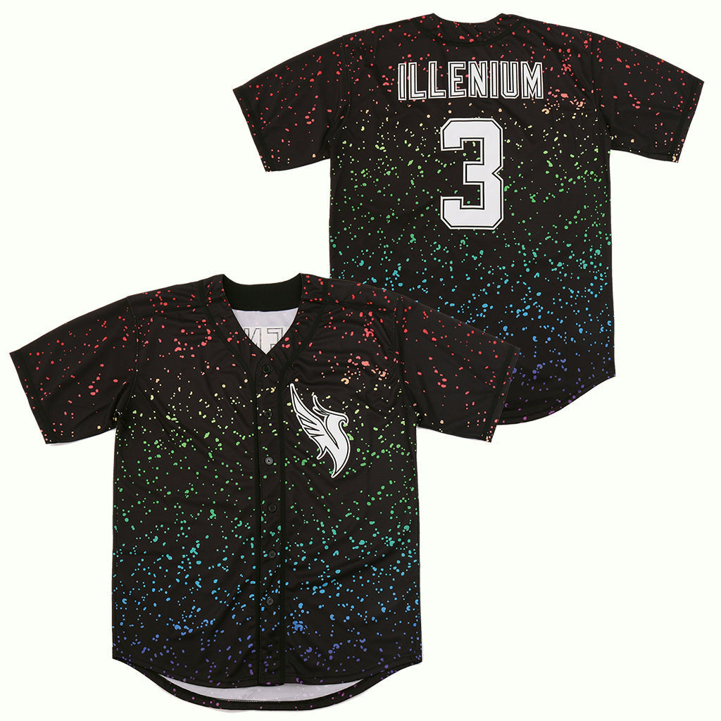 Singer Illenium #3 Movie Baseball Diamond Fashion Hip Hop Limited Jersey