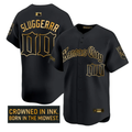 Black Gold #00 Kansas City Royals Sluggerrr Gothic Crown Edition Limited Jersey