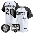 Spencer Torkelson #20 Detroit Tigers Gothic Edition Vapor Limited Jersey