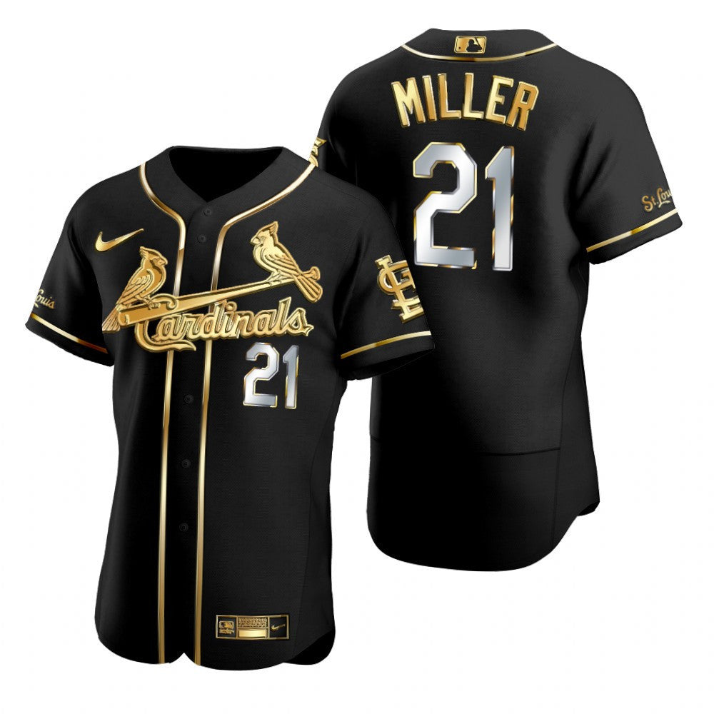 St Louis Cardinals Gift For Cardinals 21Andrew Miller Brandedition Black Fans Limited Jersey - Golden