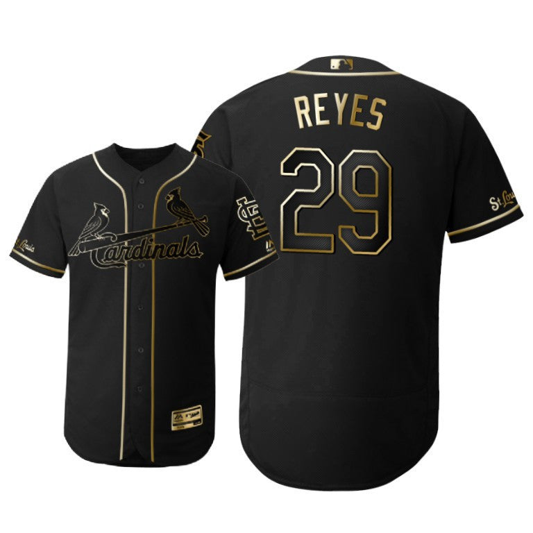 St Louis Cardinals #29 Gift For Cardinals 2019 Alex Reyes Brandedition Black Fans Limited Jersey - Golden