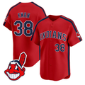 Steven Kwan #38 Cleveland Indians Ricky Wild Thing Vaughn Limited Jersey - Red