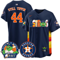 Still Tippin #44 Houston Astros Orbit Vapor Premier Limited Jersey - Navy