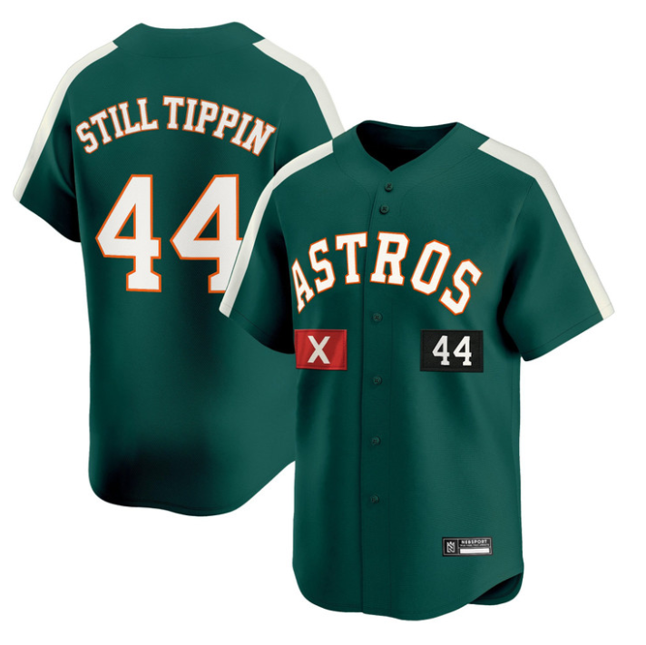 Still Tippin #44 Houston Astros 2025 Squid Game Vapor Limited Jersey