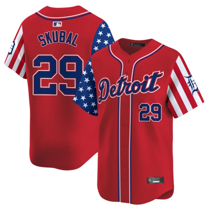 Tarik Skubal #29 Detroit Tigers 2025 Memorial Day Vapor Premier Limited Jersey