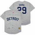 Tarik Skubal #29 Detroit Tigers Throwback Cooperstown Limited Jersey - Gray