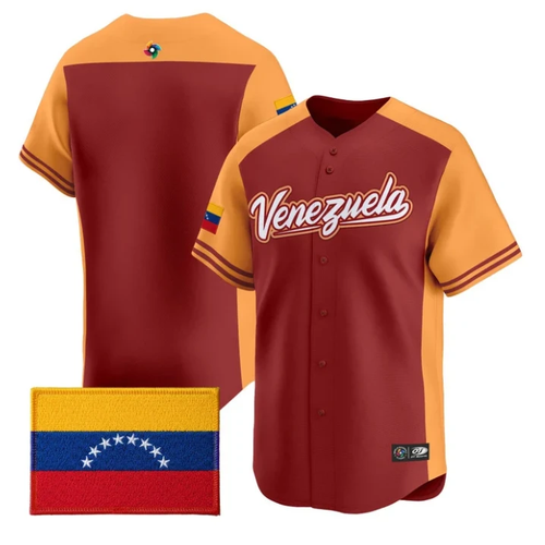 2026 Blank Team Venezuela World Baseball Roster Limited Team Jersey