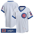 Ryne Sandberg #23 Chicago Cubs Tribute Patch Stripes Limited Team Jersey