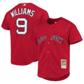 Ted Williams #9 Boston Red Sox Throwback Cooperstown Limited Jersey - Red
