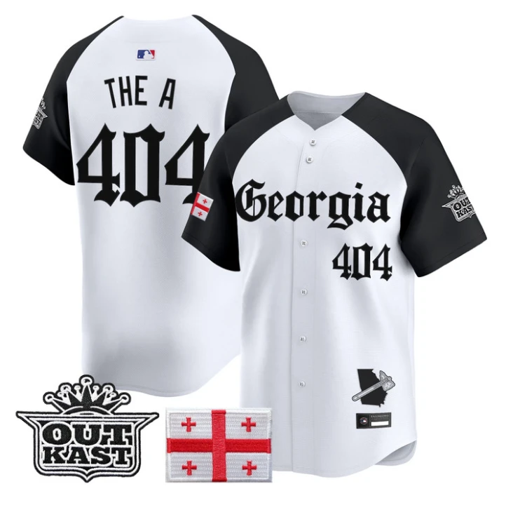 Atlanta Braves A #404 Georgia Outkast Gothic Limited Jersey