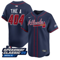 Atlanta Braves A #404 Speedway Classic Limited Jersey - Navy