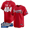 Atlanta Braves A #404 Speedway Classic Limited Jersey - Red