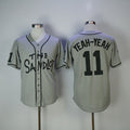 Alan Yeah-Yeah #11 Sandlot Mcclennan Movie Limited Baseball Jersey - Gray