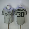 Sandlot Benny Jet Rodriguez Movie Baseball #30 Limited Jersey - Gray