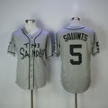 Michael Squint #5 Sandlot Palledorous Movie Limited Baseball Jersey - Gray
