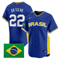 2026 Tiago Da Silva Team Brazil World Baseball #22 Limited Jersey